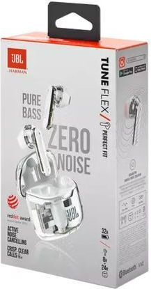 JBL Tune Flex In-ear Bluetooth Handsfree Ακουστικά με Θήκη Φόρτισης Ghost White