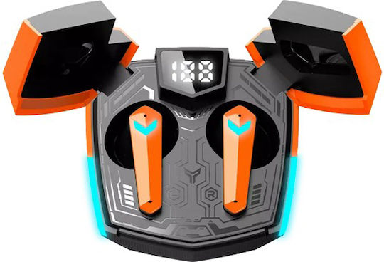 Canyon DoubleBee GTWS-2 In ear Bluetooth хендсфри Слушалки с Кутийка за Зареждане Оранжев
