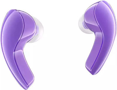 Acefast T9 Crystal (Air) In-ear Bluetooth Handsfree Căști cu Carcasă de Încărcare Grape Purple