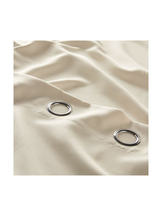 La Redoute Interieurs Vorhang Verdunkelung mit Grommet Beige 324215352_3087_15 140x180cm