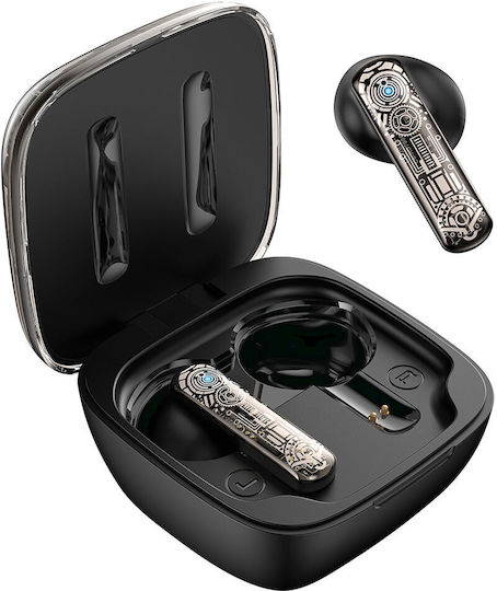Onikuma T1 Earbud Bluetooth хендсфри Слушалки с Кутийка за Зареждане Черен