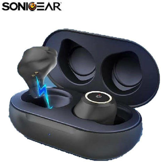 Sonic Gear Earpump 2 In ear Bluetooth хендсфри Слушалки с Кутийка за Зареждане Черен