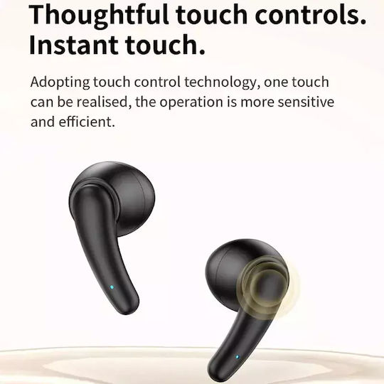 Awei T75 Earbud Bluetooth Handsfree Earphones with Sweat Resistance and Charging Case Black