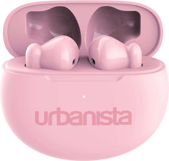 Urbanista Austin Earbud Bluetooth Handsfree Earphones with Sweat Resistance and Charging Case Pink Blossom