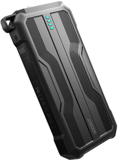 Joyroom JR-L016 Power Bank 10000mAh με Θύρα USB-A και Θύρα USB-C Μαύρο