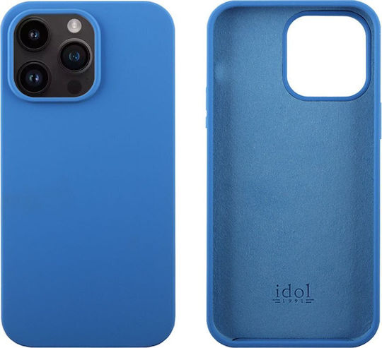 Idol 1991 Velvet Elite Back Cover Silicone Waterproof Blue (iPhone 14 Pro Max)