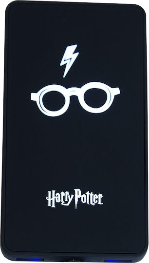 Lazerbuilt Harry Potter Power Bank 6000mAh с 2 USB-A порта Черен