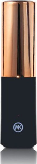 WK WP-004 Power Bank 2400mAh Ροζ Χρυσό