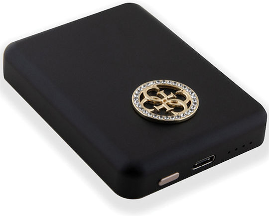 Guess Metal Logo MagSafe Power Bank 3000mAh 5W Black