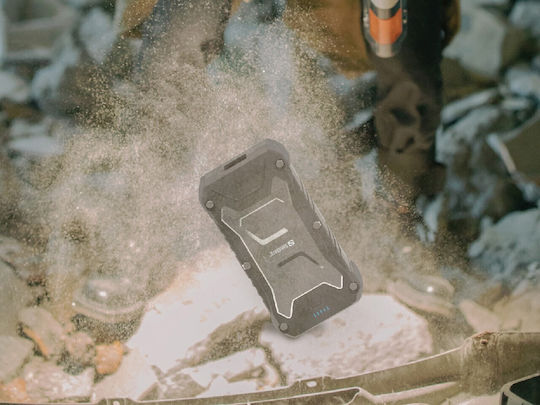 Sandberg Survivor Power Bank 10000mAh 20W με Θύρα USB-A και Θύρα USB-C Power Delivery Μαύρο