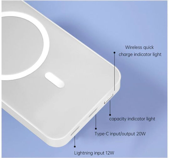 Devia EP138 Power Bank 5000mAh 20W mit USB-C Anschluss Stromlieferung Schwarz