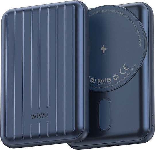 Wiwu PP02 MagSafe Power Bank 5000mAh 20W Μαύρο