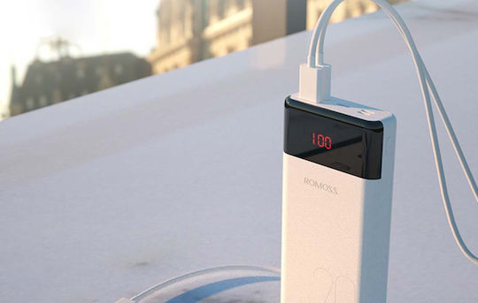 Romoss LT20PS Power Bank 20000mAh mit 2 USB-A Anschlüssen Weiß