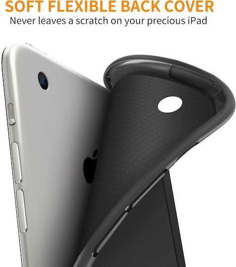 Tech-Protect Smartcase Flip Cover Μαύρη (iPad Air 2013 9,7")