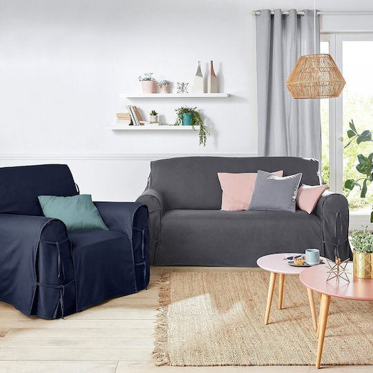 La Redoute Interieurs Elastische Abdeckung für Sessel Braun 80εκ. 1Stück 324163847_12483_10