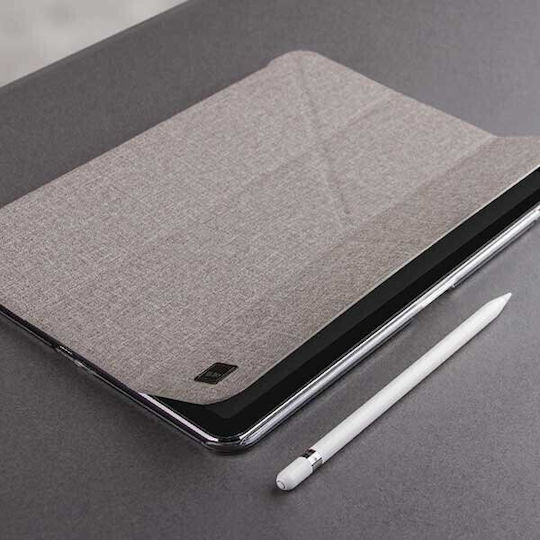 Uniq Yorker Kanvas Flip Cover Μαύρη (iPad Air 2020/2022)