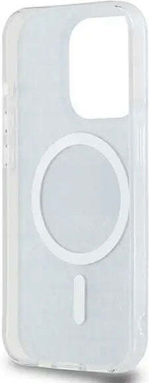 DKNY Iml Mono & Stripe Magsafe Case Back Cover Plastic / Silicon Negru (iPhone 15 Pro)
