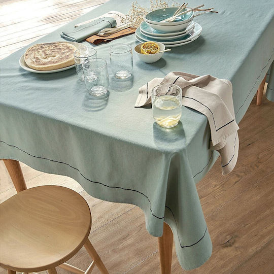 La Redoute Interieurs Napkin Linen Set 4pcs Green 35x45cm