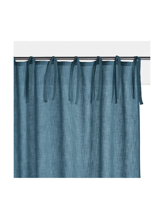 La Redoute Interieurs Perdea cu Bretele Albastră 350097814_10499_80 140x350cm