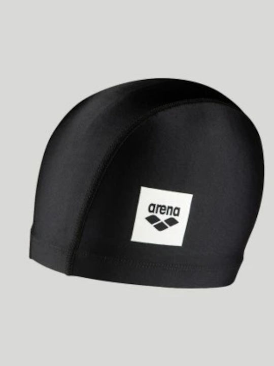 Arena Schwimmkappe Erwachsene aus Polyester Schwarz