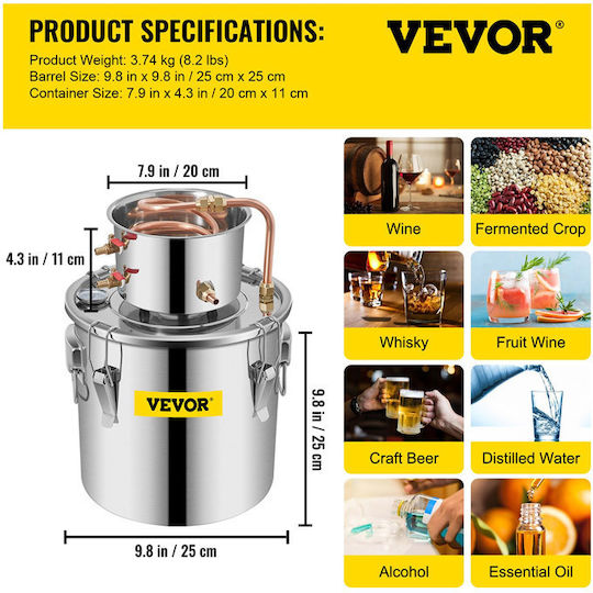 Vevor Distiller 11.4lt