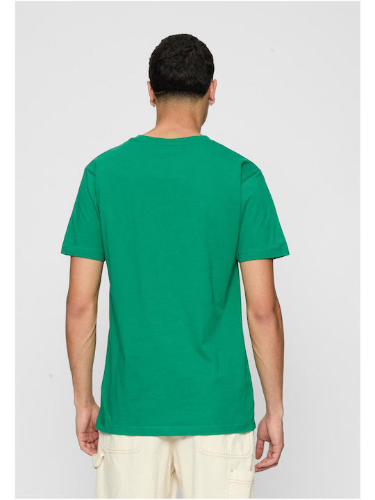 Mister Tee Ανδρικό T-shirt Forest Green με Στάμπα