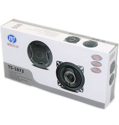 Pcinener Set Auto-Lautsprecher TS-1072 4" mit 20W RMS (2 Weg)