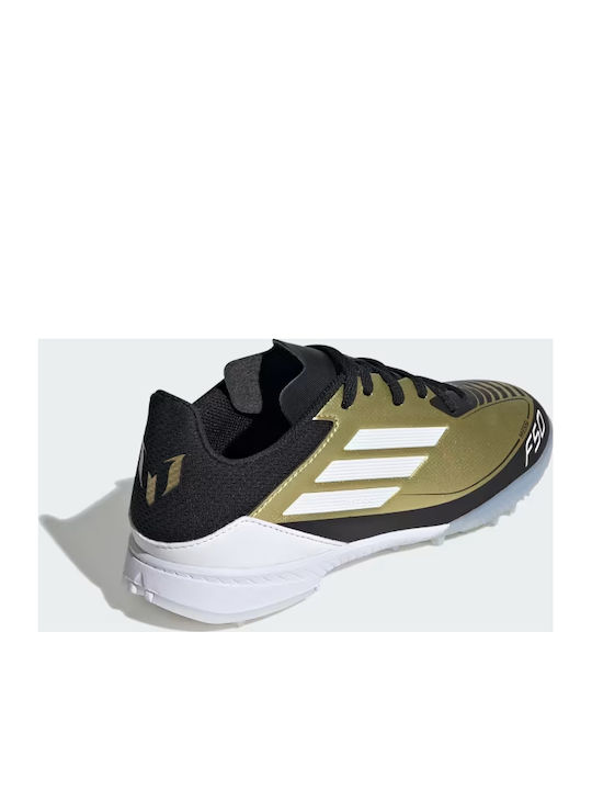 F50 League Kids Turf Soccer Shoes Gold