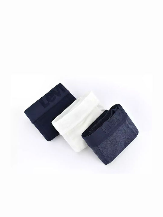 Ανδρικά Μποξεράκια Μπλε / Λευκό 3Pack