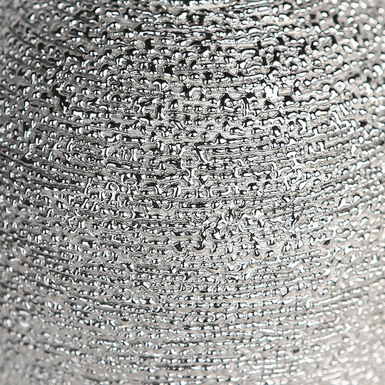ArteLibre Διακοσμητικό Βάζο Keramik Silber 9x9x15cm 1Stück (Verschiedene Designs)
