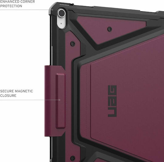 UAG Metropolis SE Flip Cover Ανθεκτική Μπορντό (Apple iPad Air 13" 2024 (6 gen))