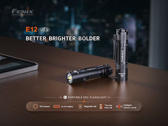 Fenix Φακός LED IP68 με Μέγιστη Φωτεινότητα 200lm