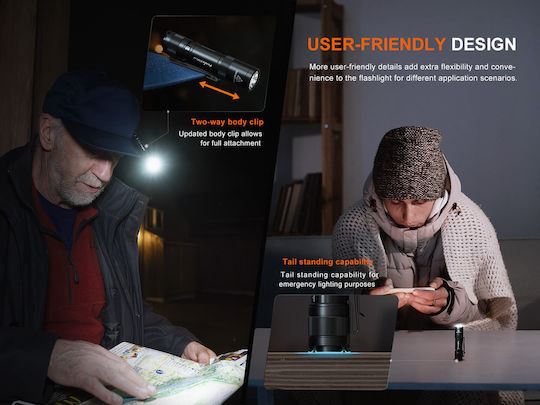 Fenix Φακός LED IP68 με Μέγιστη Φωτεινότητα 200lm