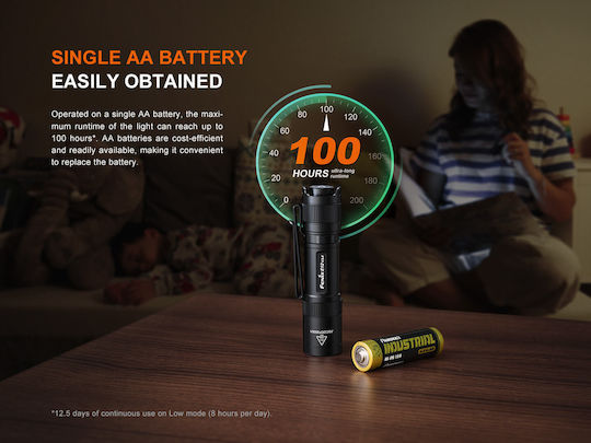 Fenix Φακός LED IP68 με Μέγιστη Φωτεινότητα 200lm