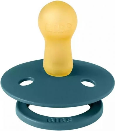 Bibs Colour No 1 Pacifiers Rubber Island Sea / Forest Lake for 0+ Months 2 Pieces