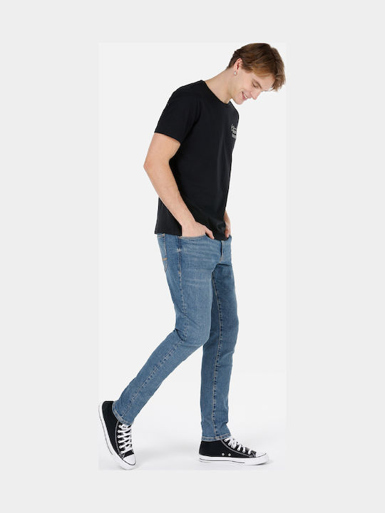Ανδρικό Παντελόνι Τζιν με Slim Εφαρμογή Blue