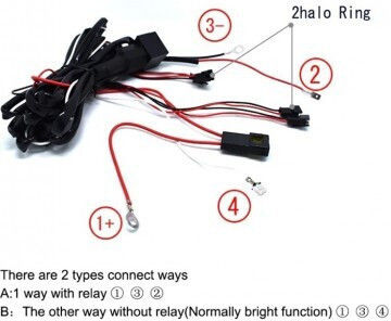 Inel Angel Eye pentru Far Auto 12V BMW E60 2007-2010 Alb Culoare