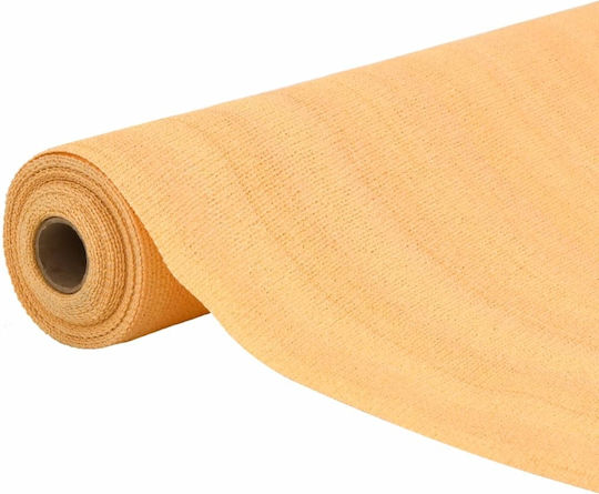 vidaXL Сенчеста преграда Жълт на Ролка 1x25m 150гр/кв.м