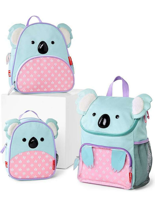 Skip Hop Zoo Σχολική Τσάντα Πλάτης Νηπιαγωγείου Κοάλα με Θήκη για Παγούρι