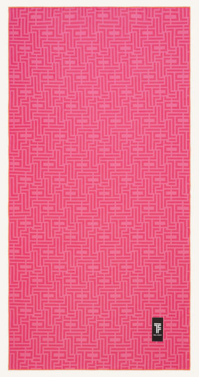 Feel & Touch Mikrofasertuch Körper Doppelseitig in Etui Fuchsia 180x90cm