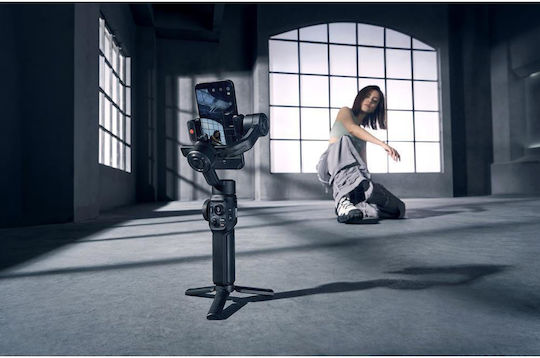 Zhiyun Smooth 5S AI Phone Gimbal with 3 Axis Stabilization and 26 Operating Hours Black