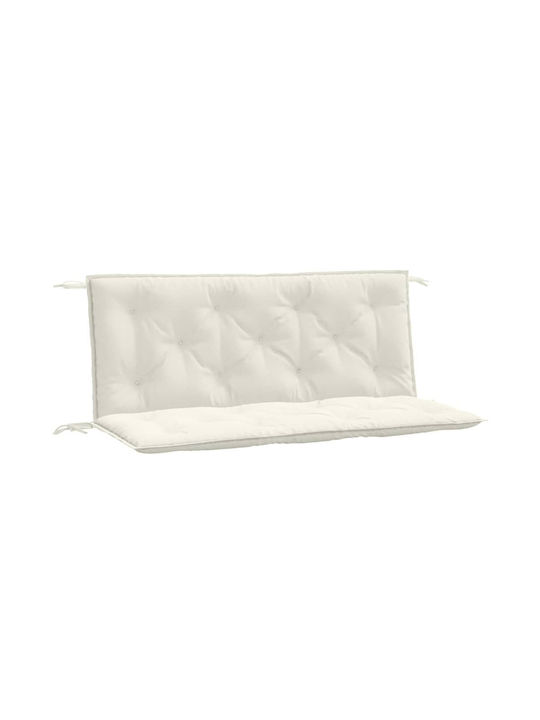 vidaXL Garden Bench Cushion with Backrest Beige 2pcs 50x120cm