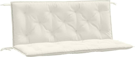 vidaXL Garden Bench Cushions Beige 2 Pieces 50x120cm
