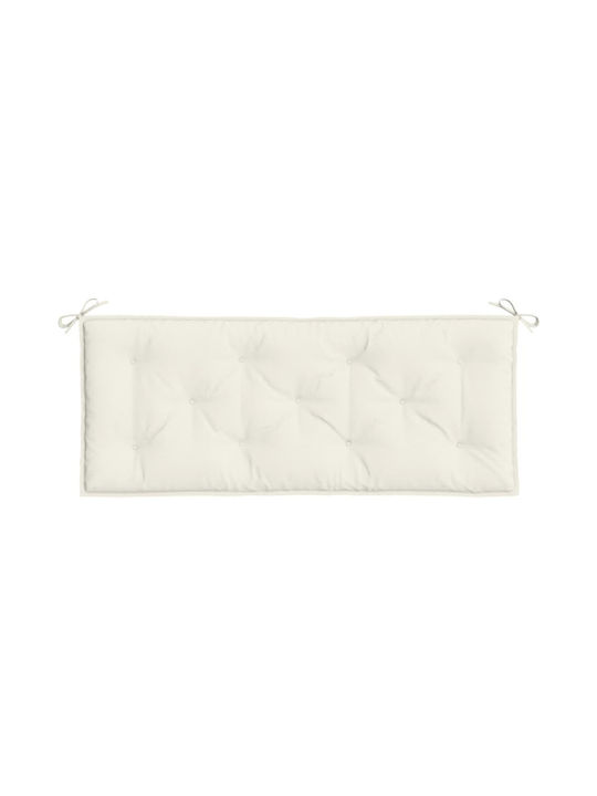 vidaXL Garden Bench Cushion with Backrest Beige 2pcs 50x120cm