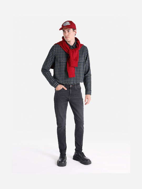 Men's Jeans Pants with Slim Narrow Fit Black
