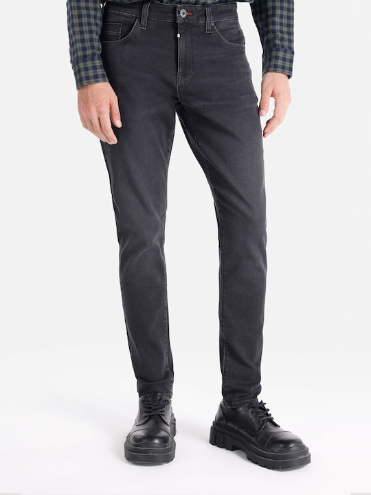 Men's Jeans Pants with Slim Narrow Fit Black