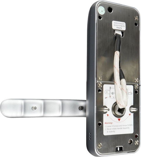 Eura Electronic Lock with RF Connectivity Silver