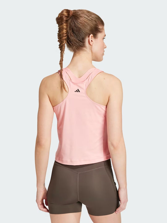 Adidas Power Reversible 3 Γυναικεία Αθλητική Μπλούζα Αμάνικη Fast Drying Ροζ