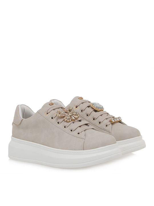 Renato Garini Sneakers Off White Lt.gold