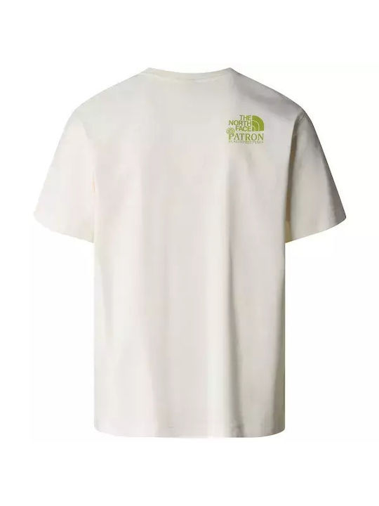 The North Face T-shirt Bărbătesc cu Mânecă Scurtă Alb